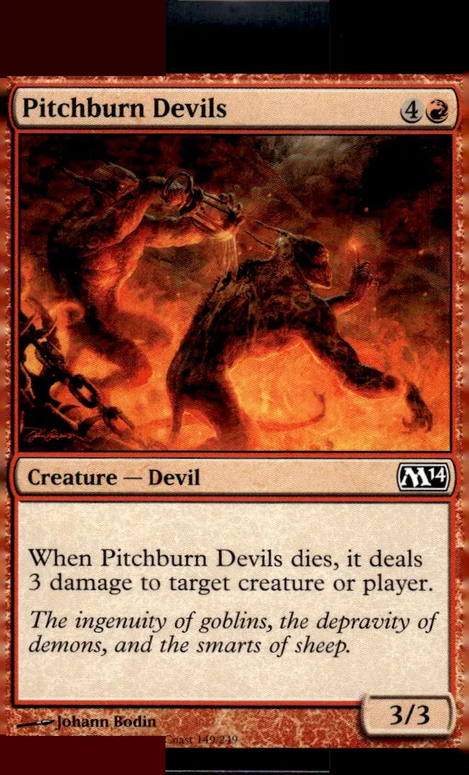 2013 Magic 2014 Core Set (M14) #149/249 Pitchburn Devils (front)