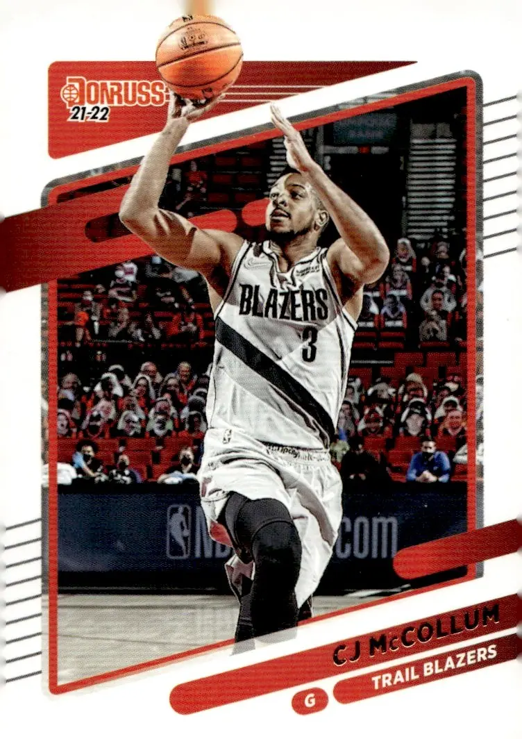 2021-22 Donruss #110 CJ McCollum (front)