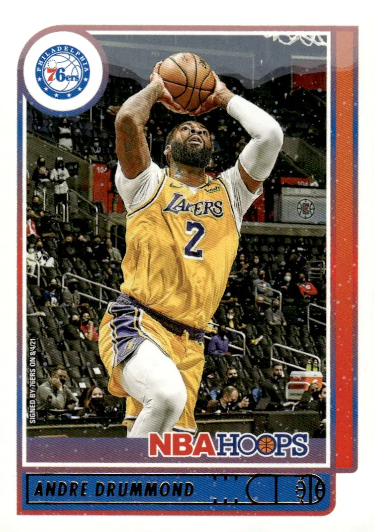 2021-22 NBA Hoops #186 Andre Drummond (front)