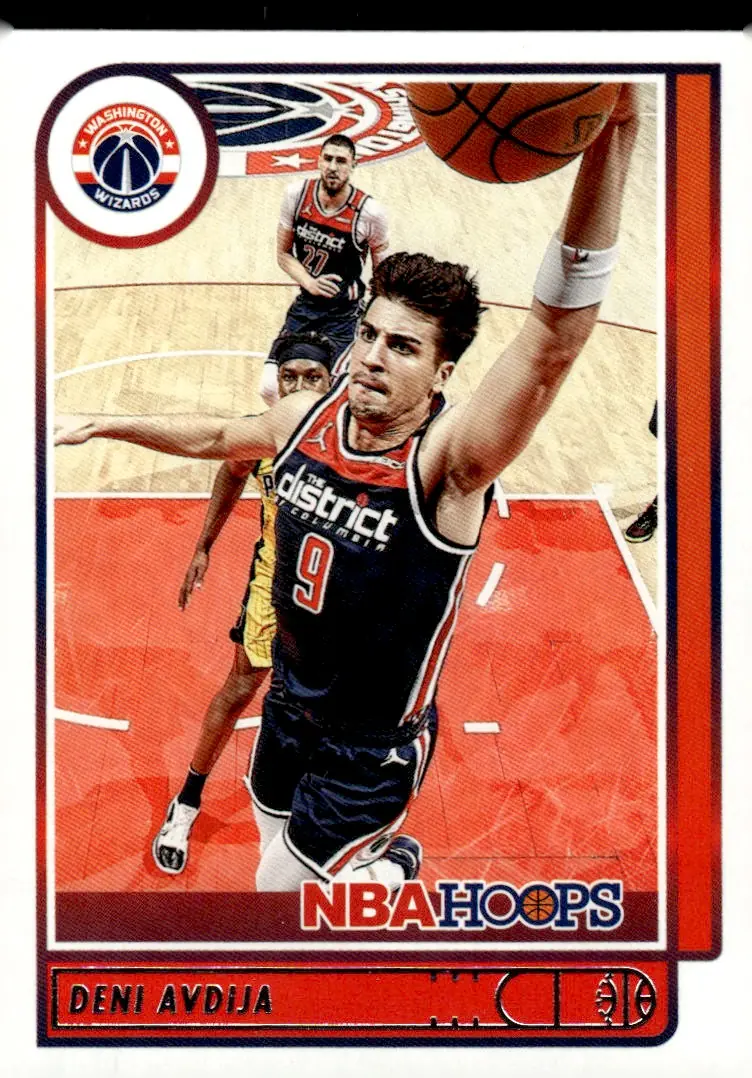 2021-22 NBA Hoops #80 Deni Avdija (front)