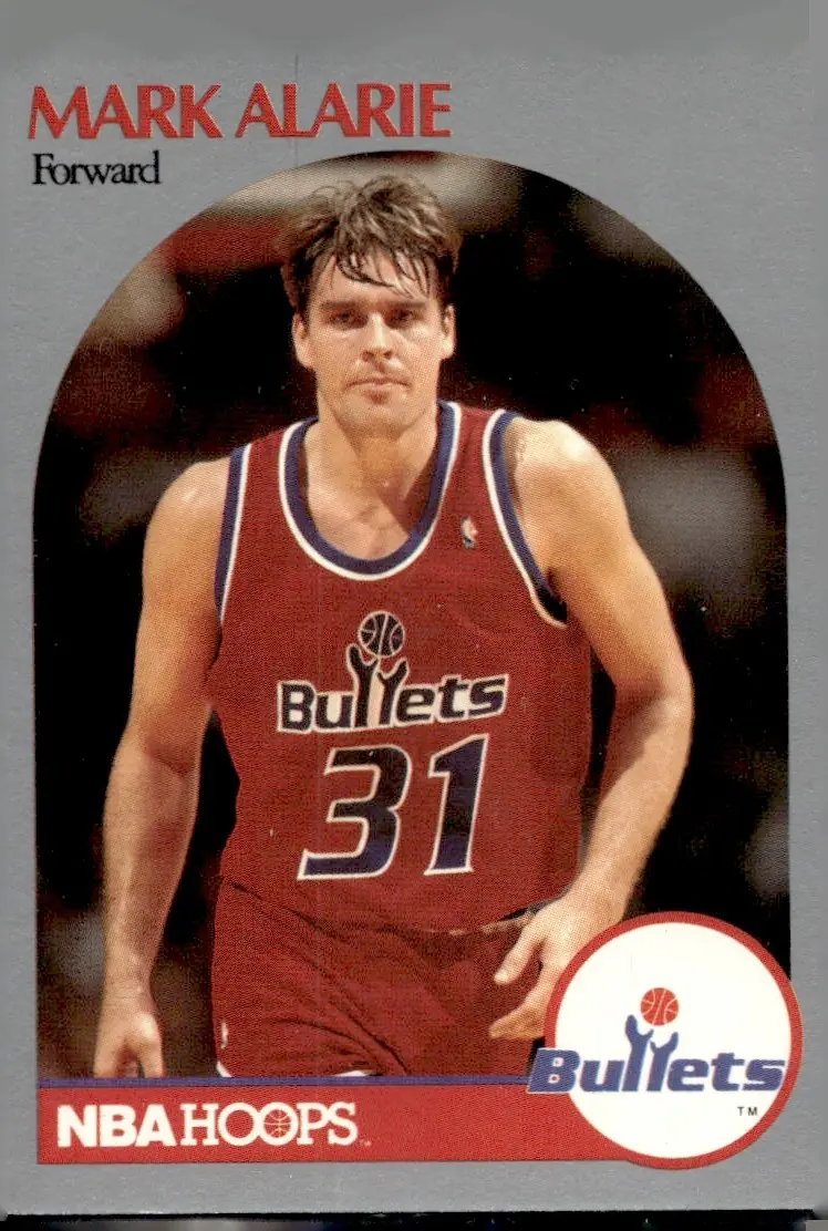 1990-91 NBA Hoops #295 Mark Alarie (front)