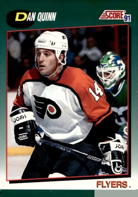 1991-92 Score Rookie & Traded (American) #65T Dan Quinn