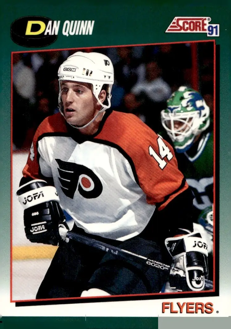 1991-92 Score Rookie & Traded (American) #65T Dan Quinn (front)