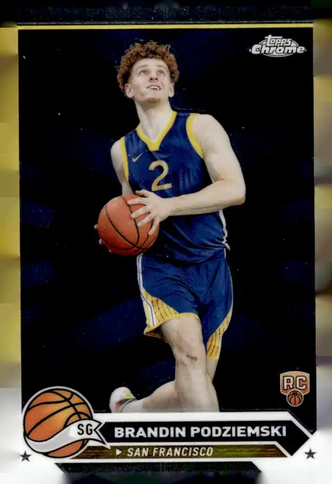 2023-24 Topps Chrome Basketball #190 Brandin Podziemski