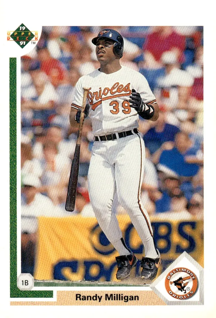 1991 Upper Deck #548 Randy Milligan (front)