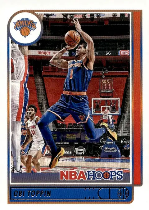 2021-22 NBA Hoops #177 Obi Toppin