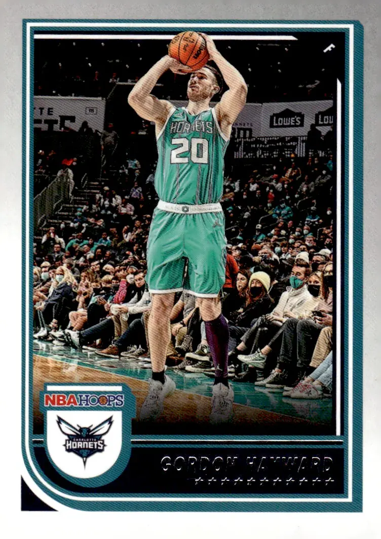 2022-23 NBA Hoops #91 Gordon Hayward (front)