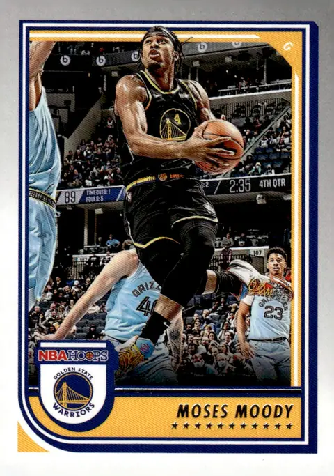 2022-23 NBA Hoops #230 Moses Moody