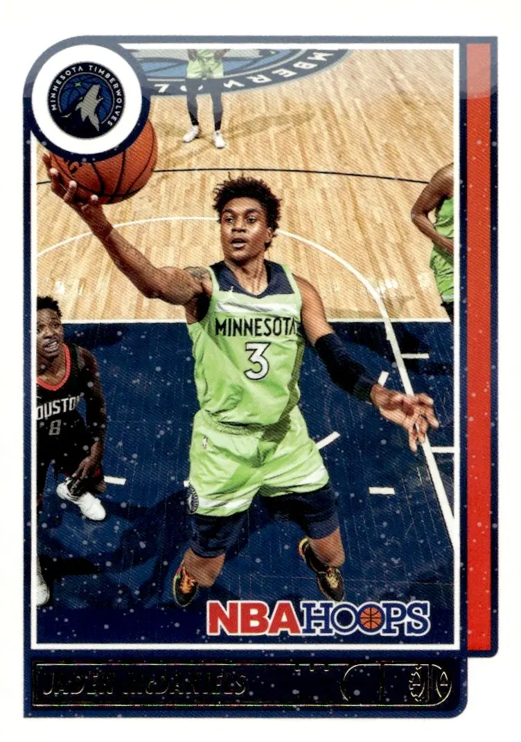 2021-22 NBA Hoops #191 Jaden McDaniels (front)