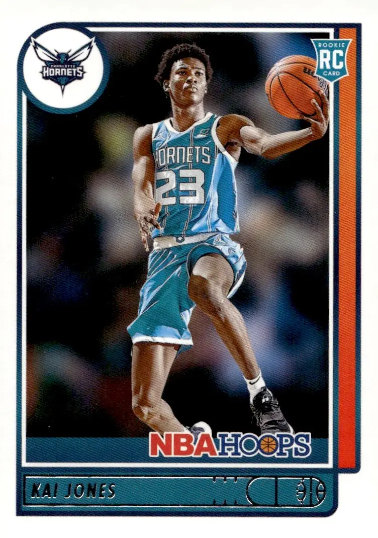 2021-22 NBA Hoops #230 Kai Jones (front)