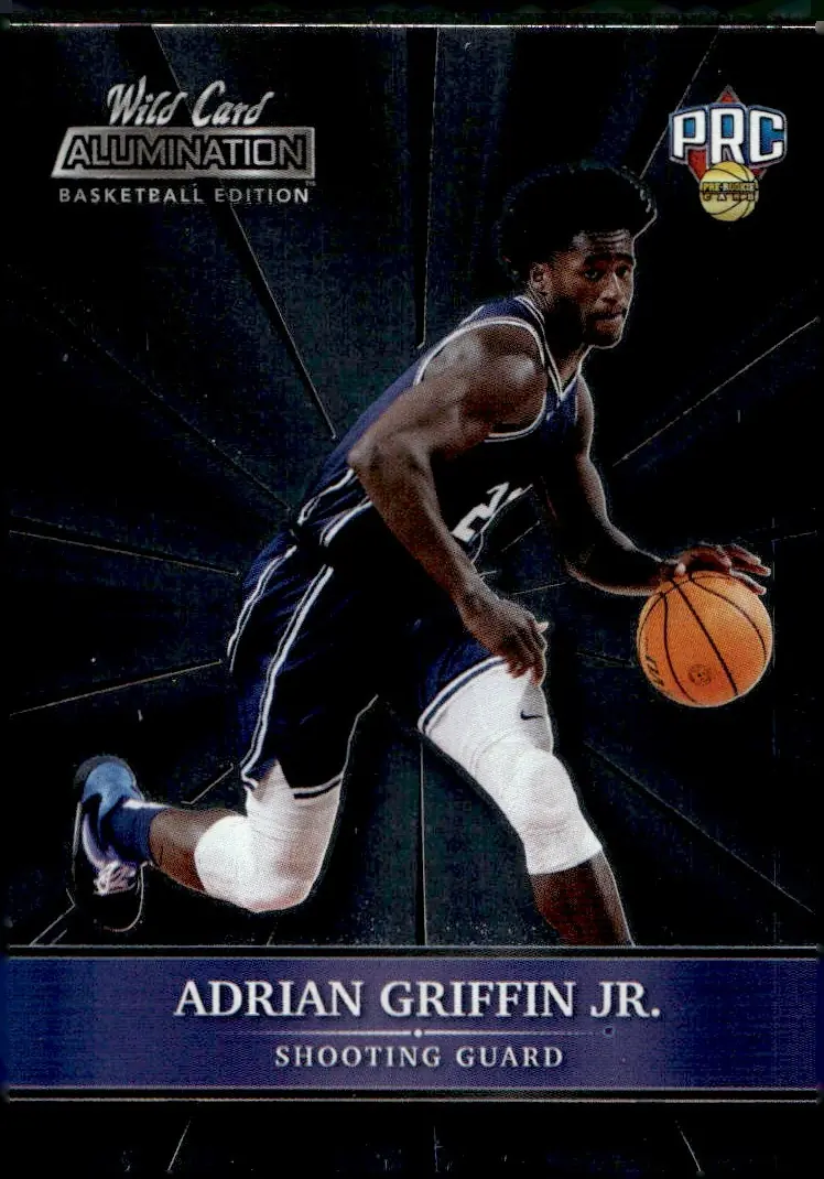2021-22 Wild Card Alumination Basketball Edition #ABC-1 Adrian Griffin Jr. (front)