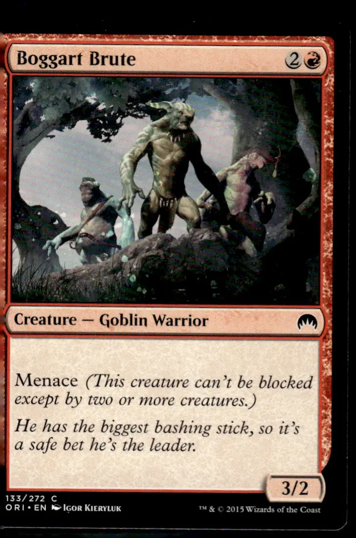 2015 Magic Origins (ORI) #133/272 Boggart Brute (front)