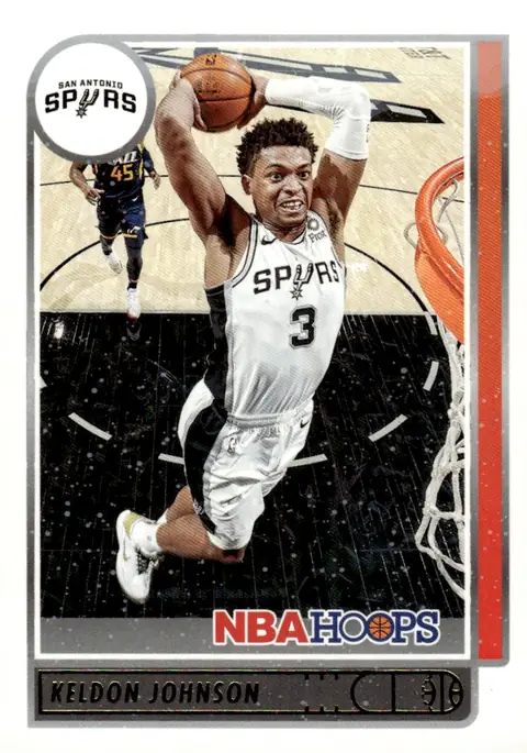 2021-22 NBA Hoops #34 Keldon Johnson