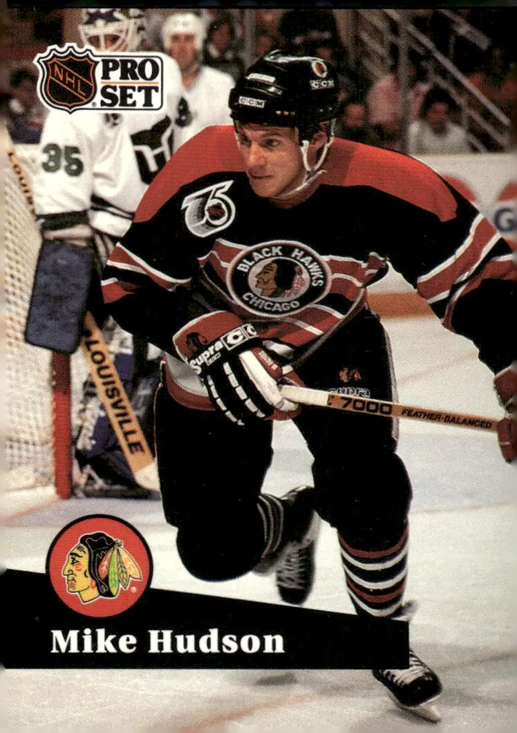 1991-92 Pro Set (Series 2) #369 Mike Hudson (front)