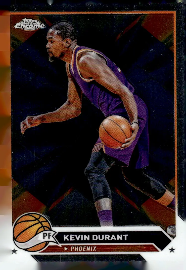 2023-24 Topps Chrome Basketball #50 Kevin Durant (front)