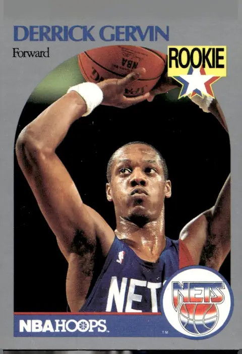 1990-91 NBA Hoops #196 Derrick Gervin