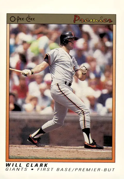 1991 O-Pee-Chee Premier #22 Will Clark