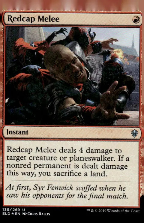 2019 Throne of Eldraine (ELD) #135/269 Redcap Melee