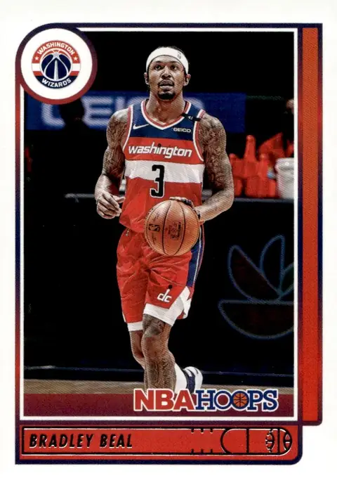 2021-22 NBA Hoops #100 Bradley Beal