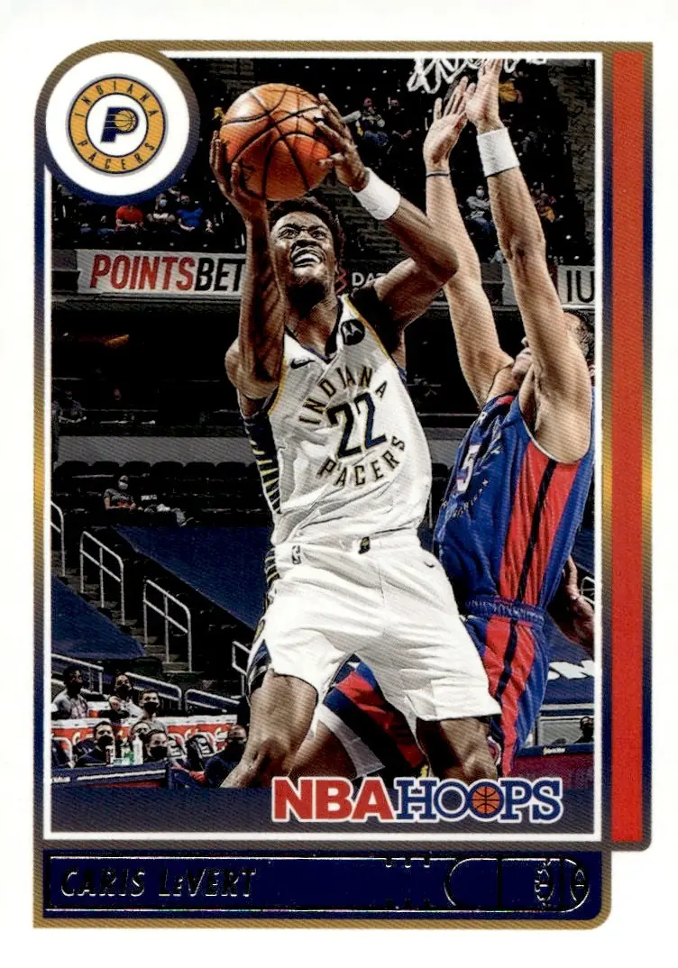 2021-22 NBA Hoops #163 Caris LeVert (front)