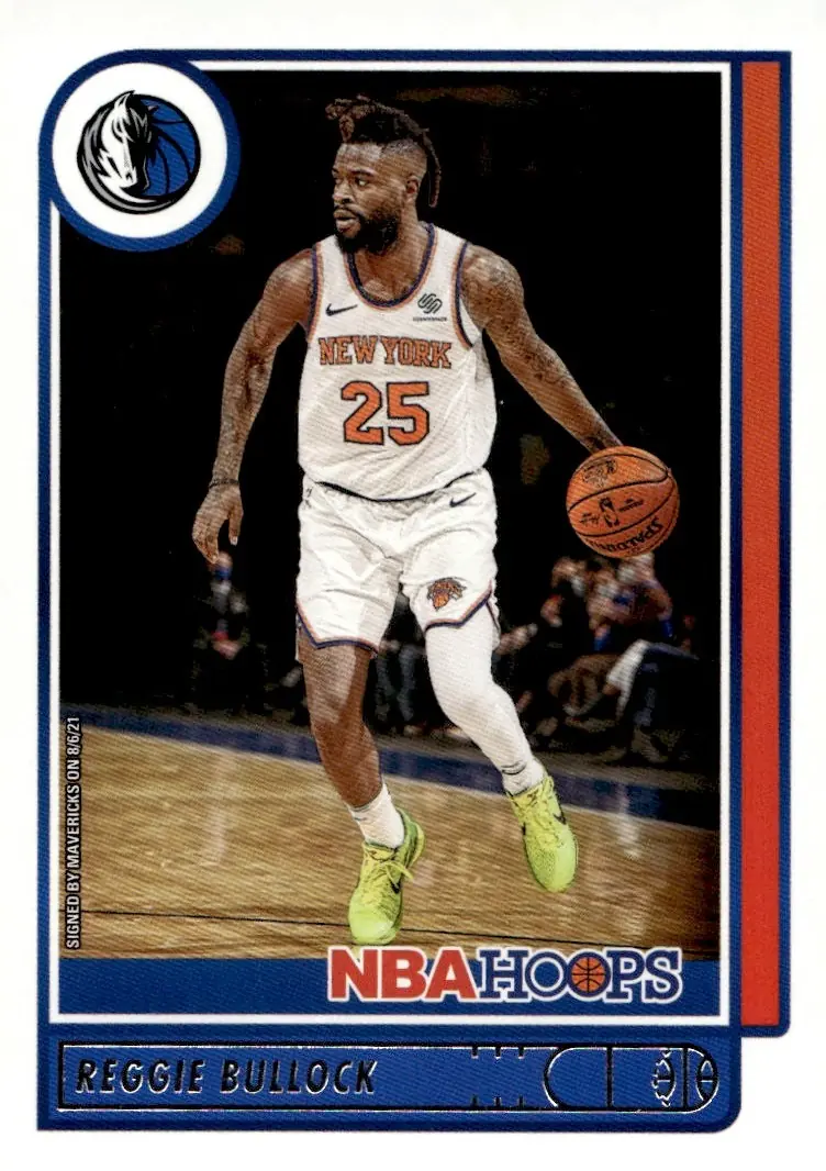 2021-22 NBA Hoops #147 Reggie Bullock (front)