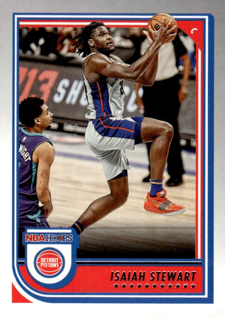 2022-23 NBA Hoops #63 Isaiah Stewart (front)