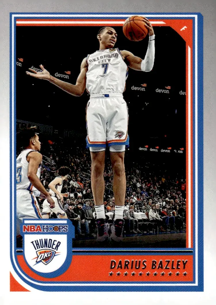 2022-23 NBA Hoops #204 Darius Bazley (front)