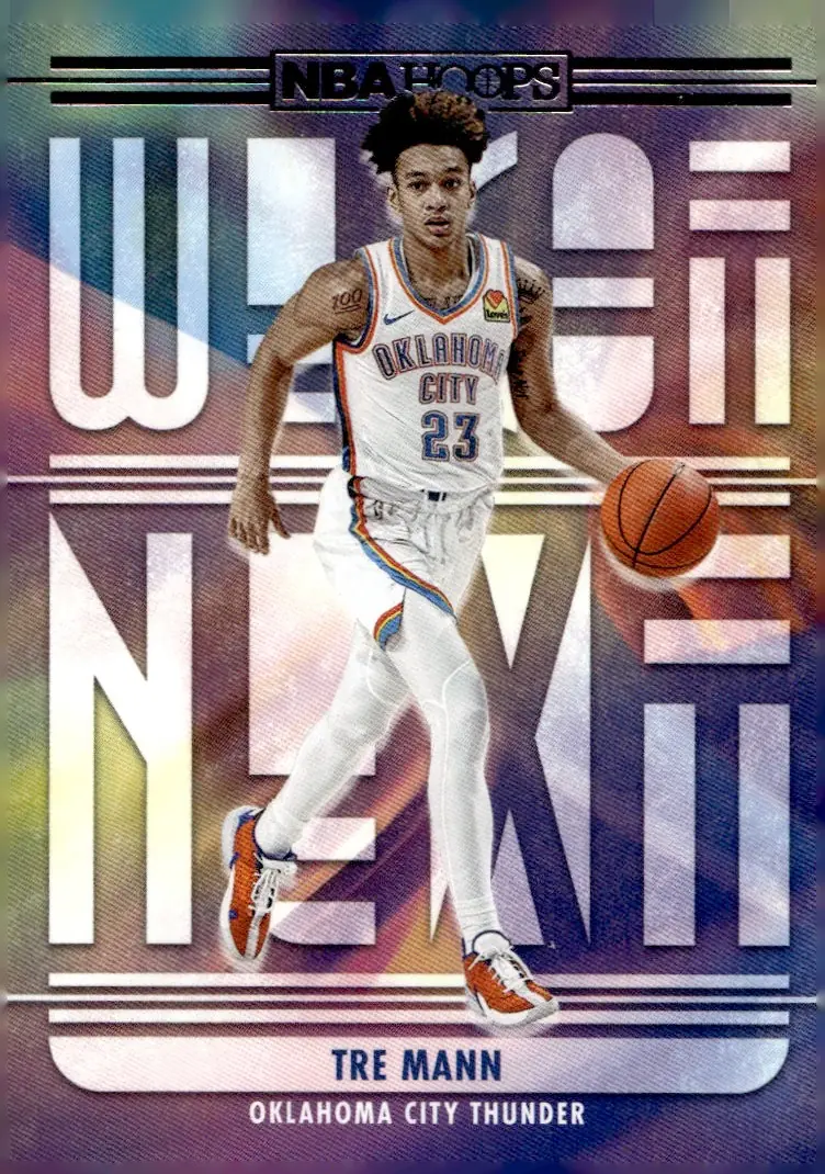 2021-22 NBA Hoops #18 Tre Mann (front)