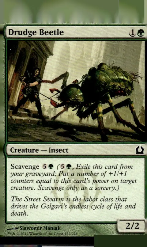 2012 Return to Ravnica #122/274 Drudge Beetle
