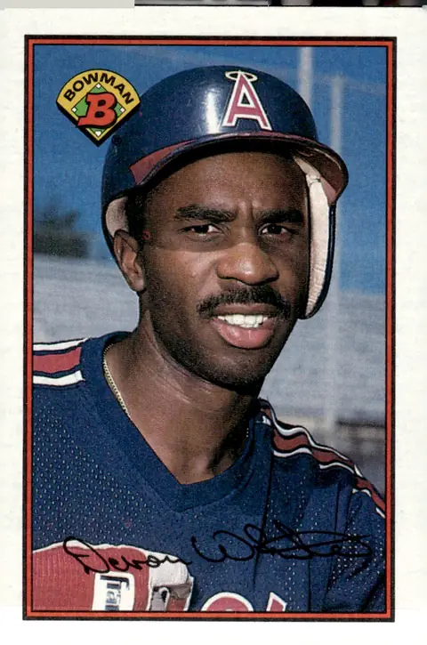 1989 Bowman #54 Devon White