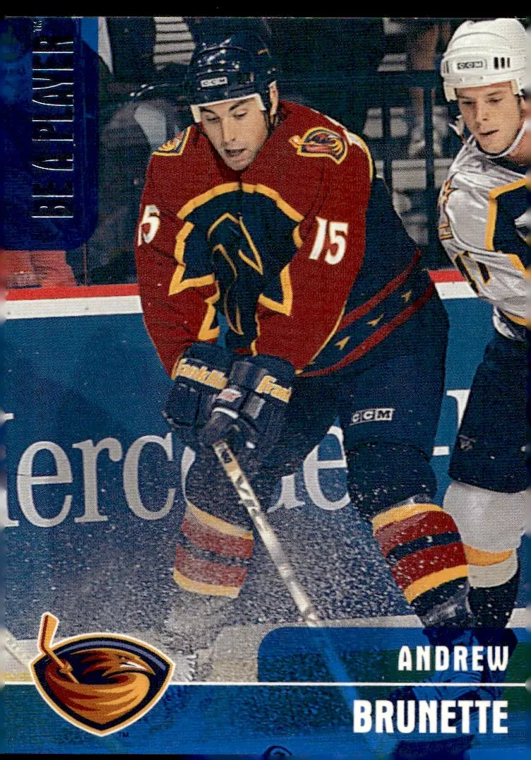 1999-00 Be A Player Memorabilia #258 Andrew Brunette (front)
