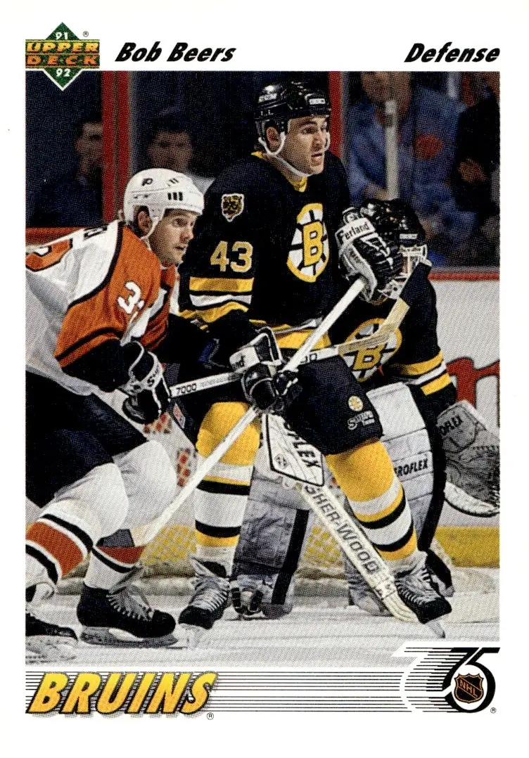 1991-92 Upper Deck #490 Bob Beers (front)