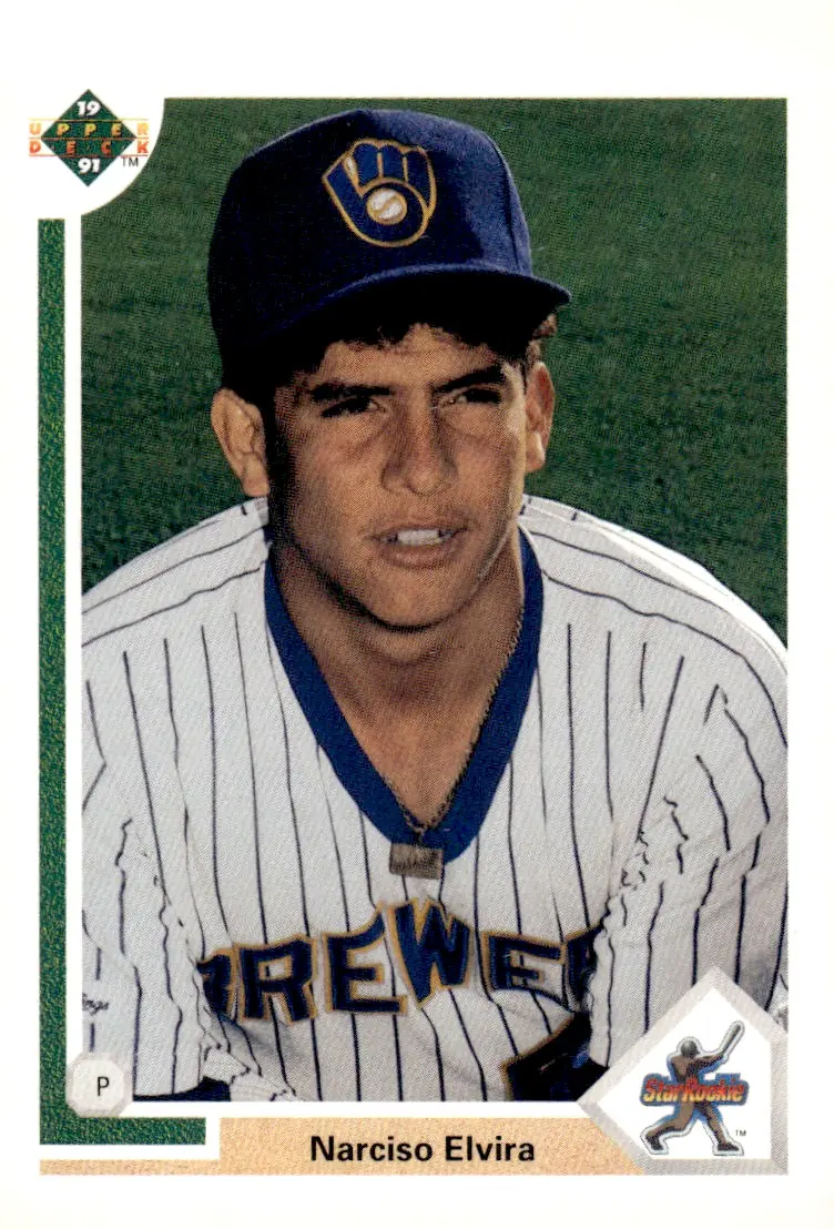 1991 Upper Deck #13 Narciso Elvira (front)
