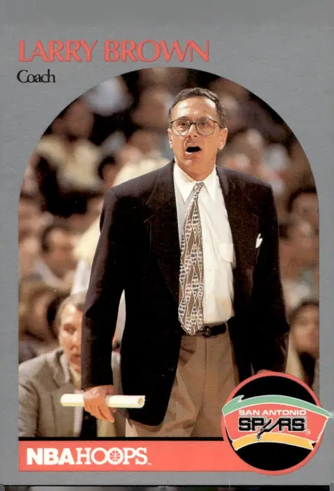 1990-91 NBA Hoops #328 Larry Brown