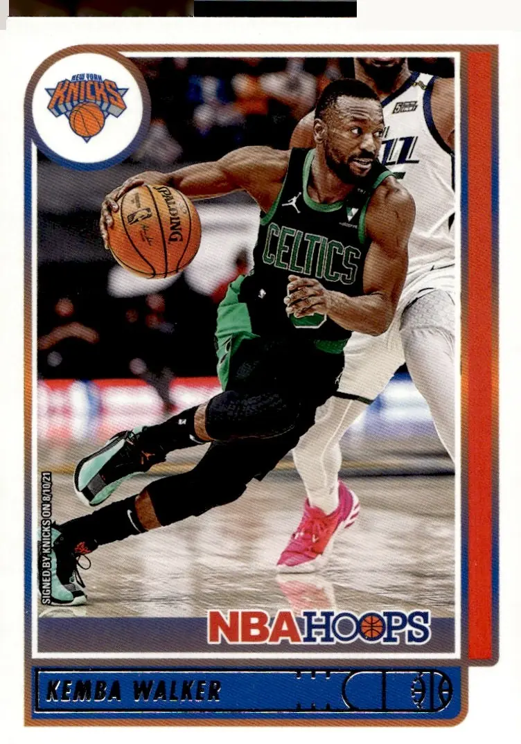 2021-22 NBA Hoops #29 Kemba Walker (front)