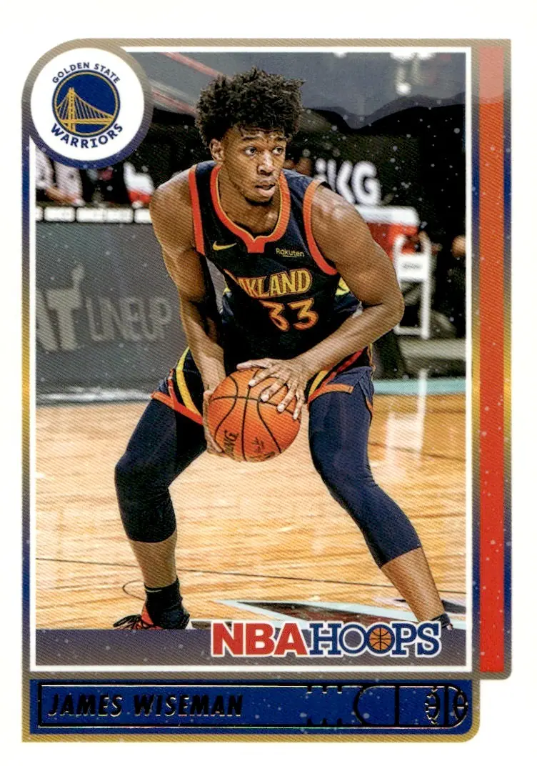 2021-22 NBA Hoops #58 James Wiseman (front)