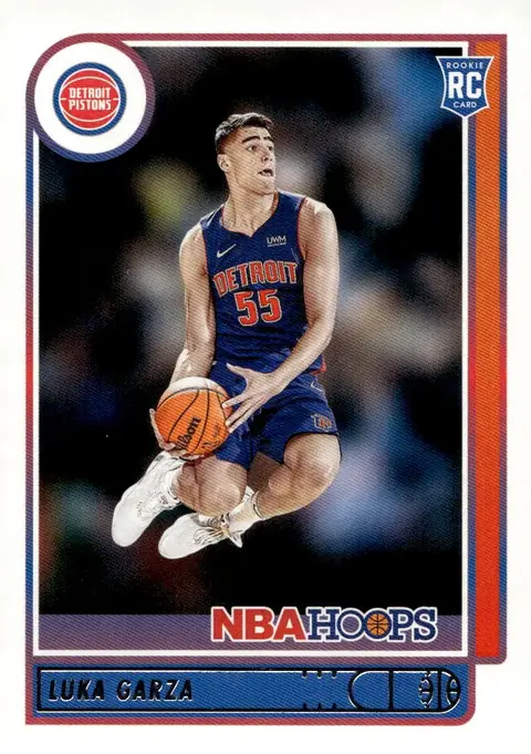 2021-22 NBA Hoops #250 Luka Garza