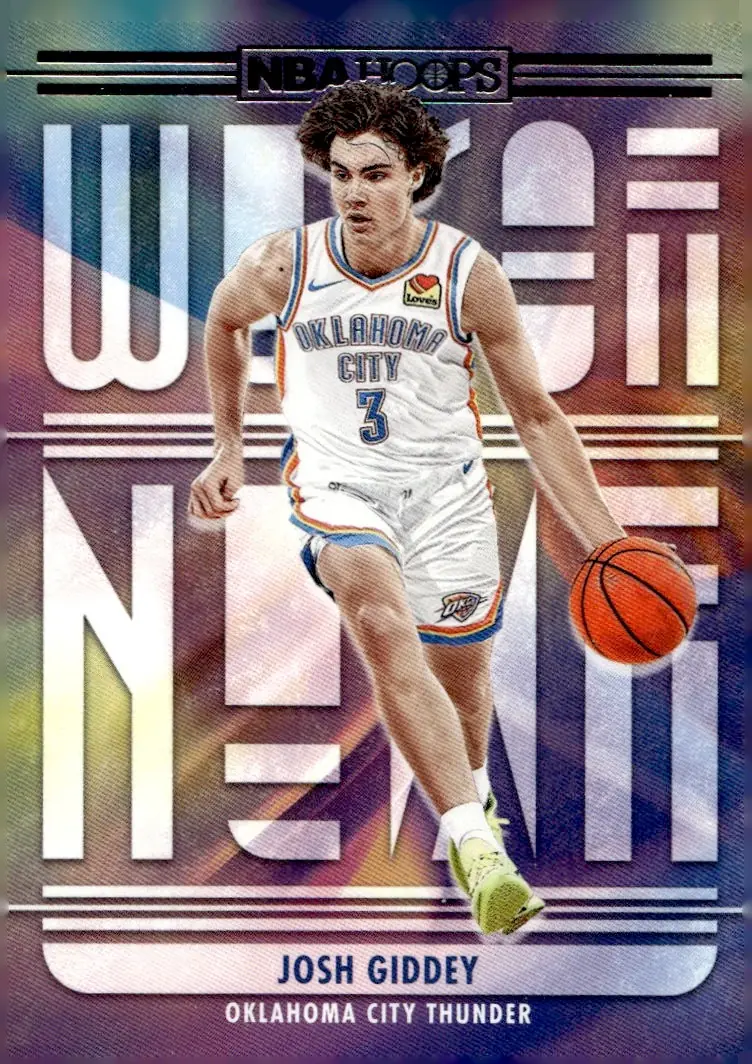 2021-22 NBA Hoops #6 Josh Giddey (front)