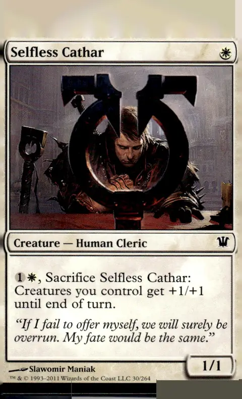 2011 Innistrad #30/264 Selfless Cathar