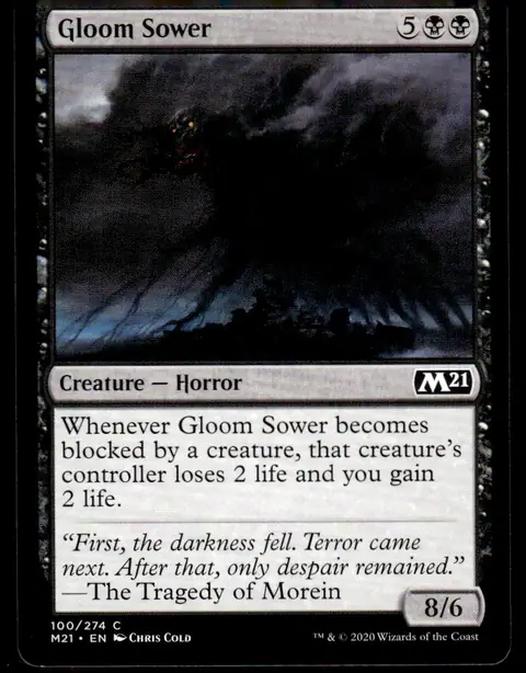2020 Core Set 2021 (M21) #100/274 Gloom Sower