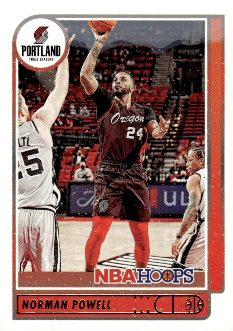 2021-22 NBA Hoops #71 Norman Powell (front)