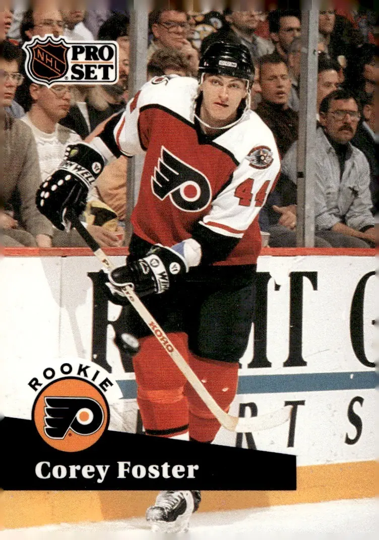 1991-92 Pro Set #551 Corey Foster (front)