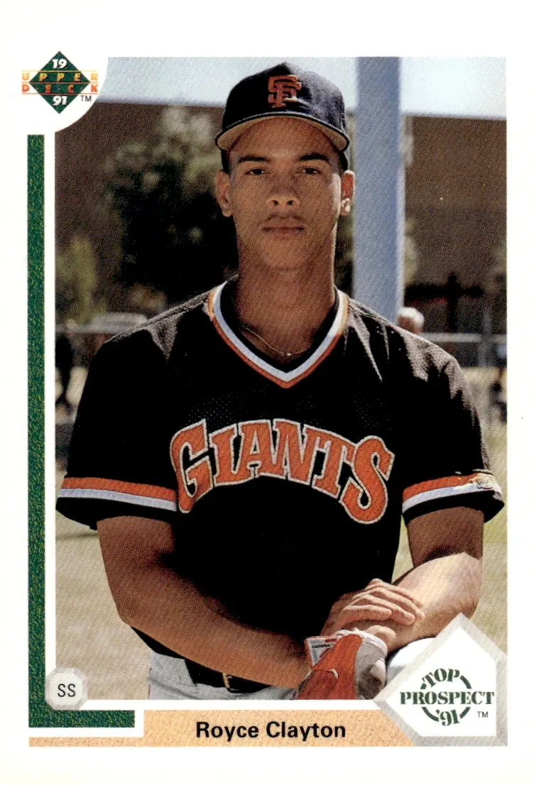 1991 Upper Deck #61 Royce Clayton (front)