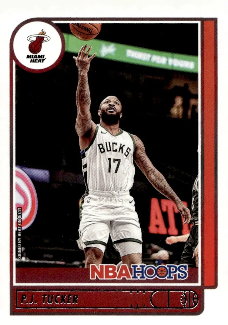 2021-22 NBA Hoops #133 P.J. Tucker (front)