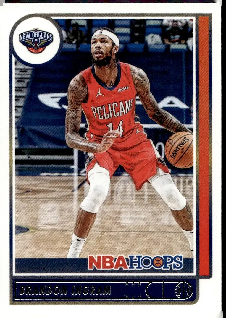 2021-22 NBA Hoops #74 Brandon Ingram (front)