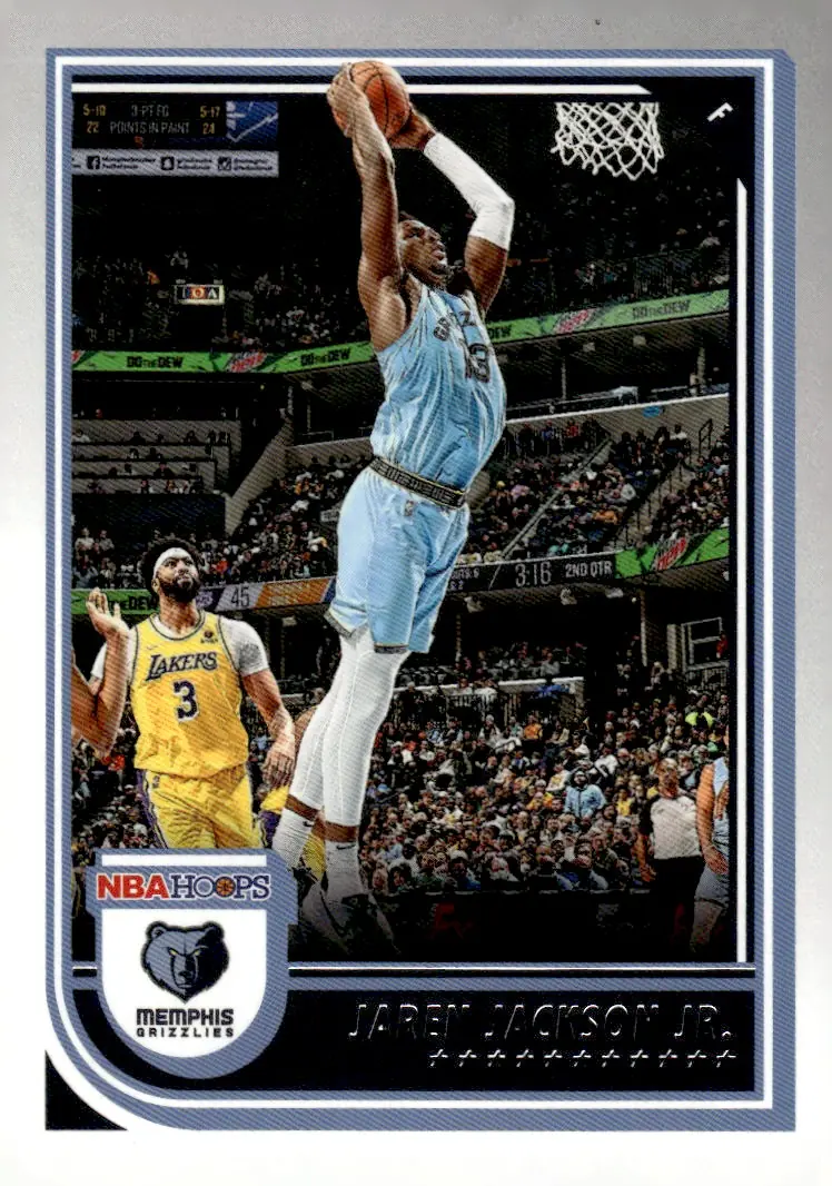 2022-23 NBA Hoops #136 Jaren Jackson Jr. (front)