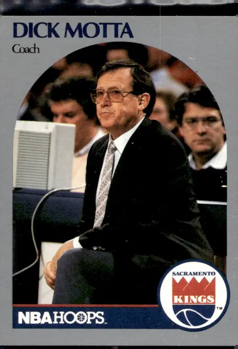 1990-91 NBA Hoops #327 Dick Motta
