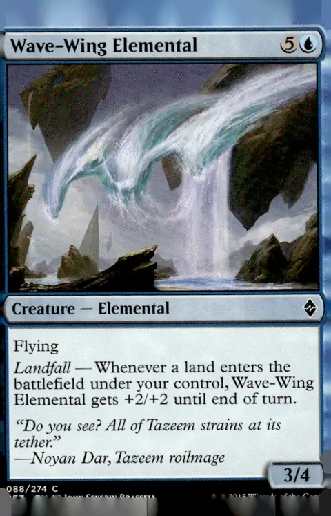 2015 Battle for Zendikar #088/274 Wave-Wing Elemental