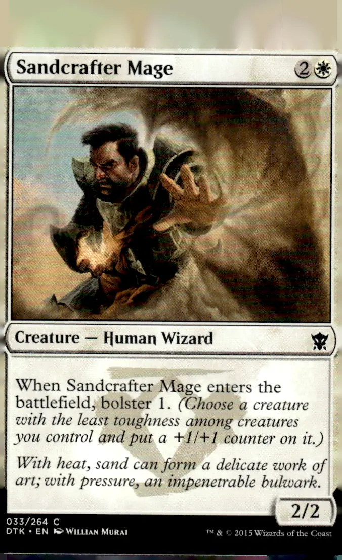 2015 Dragons of Tarkir (DTK) #033/264 Sandcrafter Mage (front)