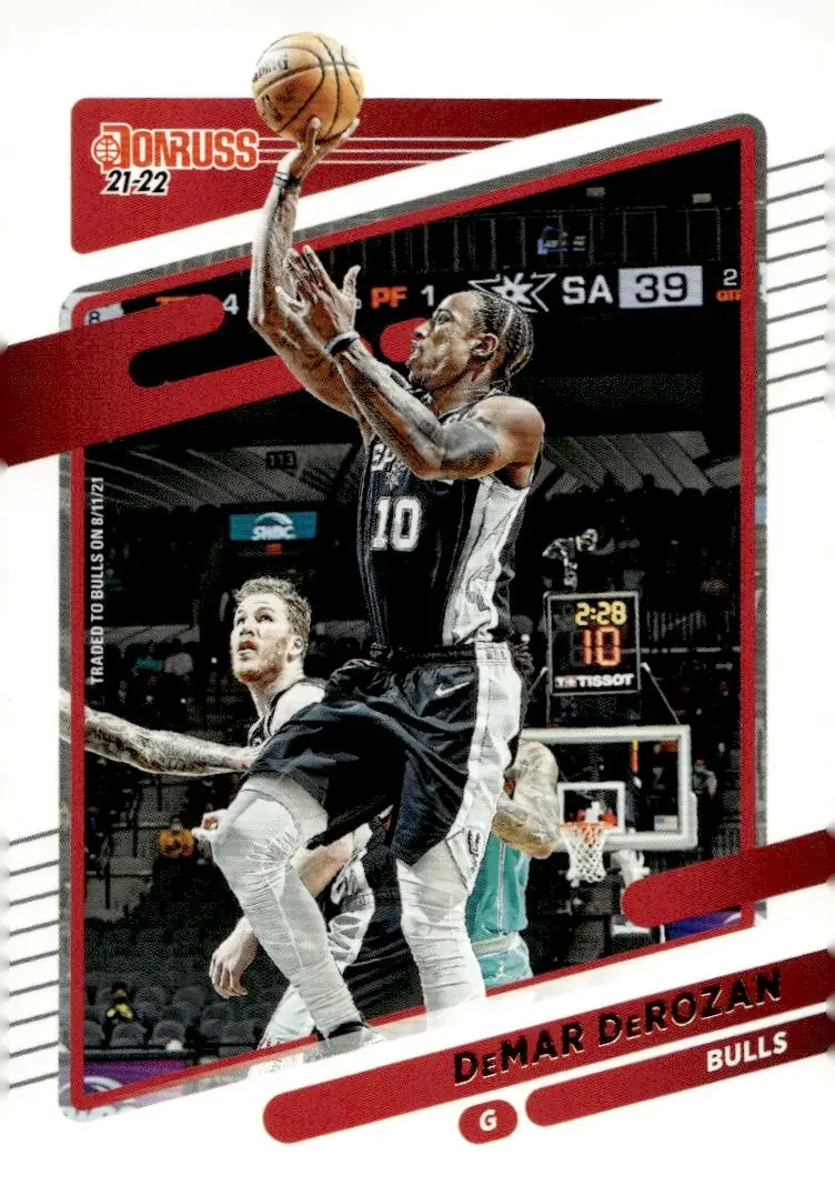 2021-22 Donruss Basketball #21 DeMar DeRozan (front)